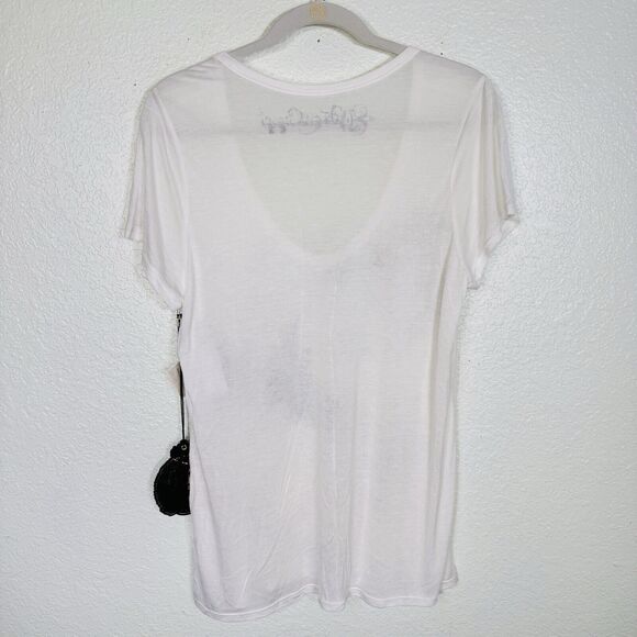Key Closet Top Womens Medium Horse Rose Swarovski Crystal Tee Equestrian Y2K NEW - Picture 6 of 13